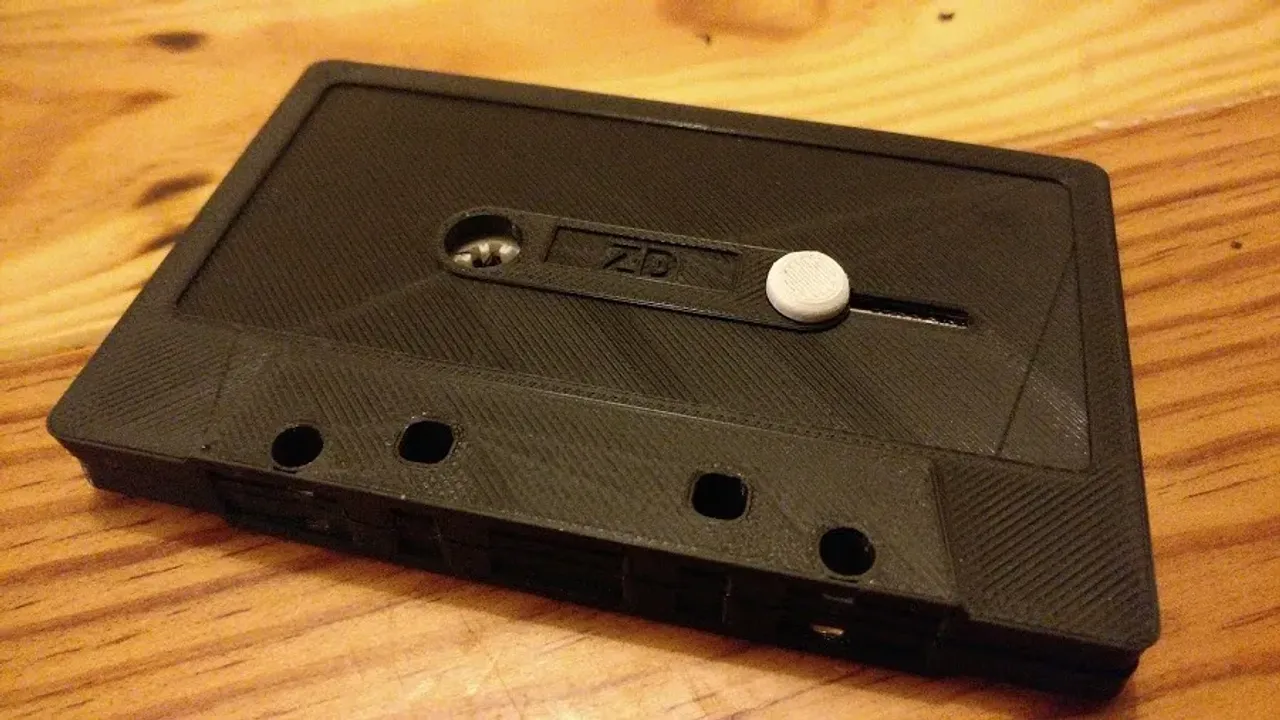 📼 Cassette tape business card holder/case by sh, Download free STL model