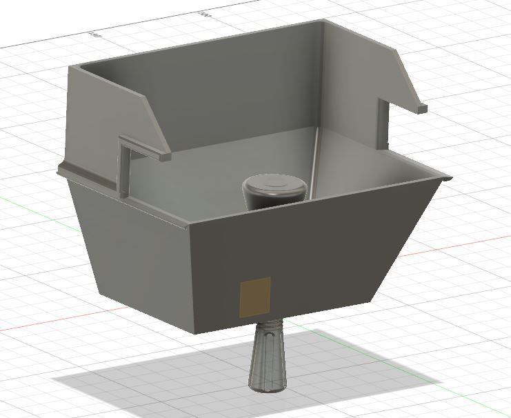 Desk-Mounted Bin