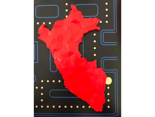Peru Map Origami