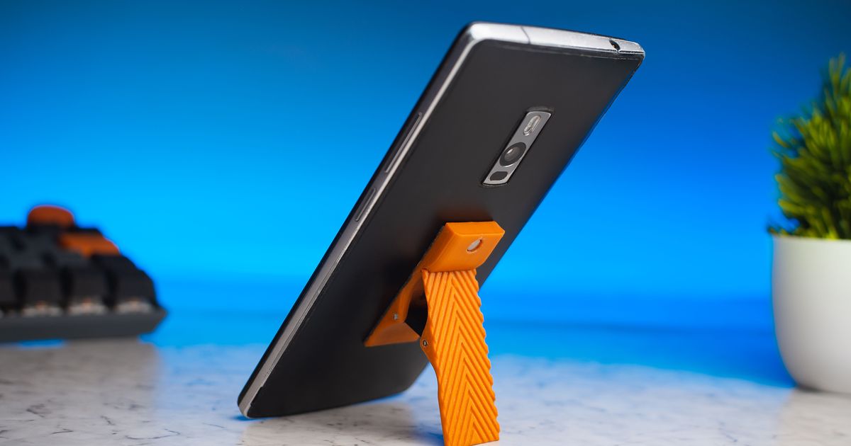 Phone holder / kickstand by JIMIT5 Download free STL model
