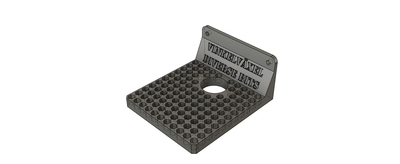 Holder for drillbits and bevel gear