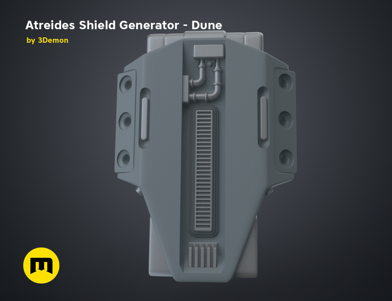 Miniatura 5 do modelo 3D Atreides Shield Generator - Dune