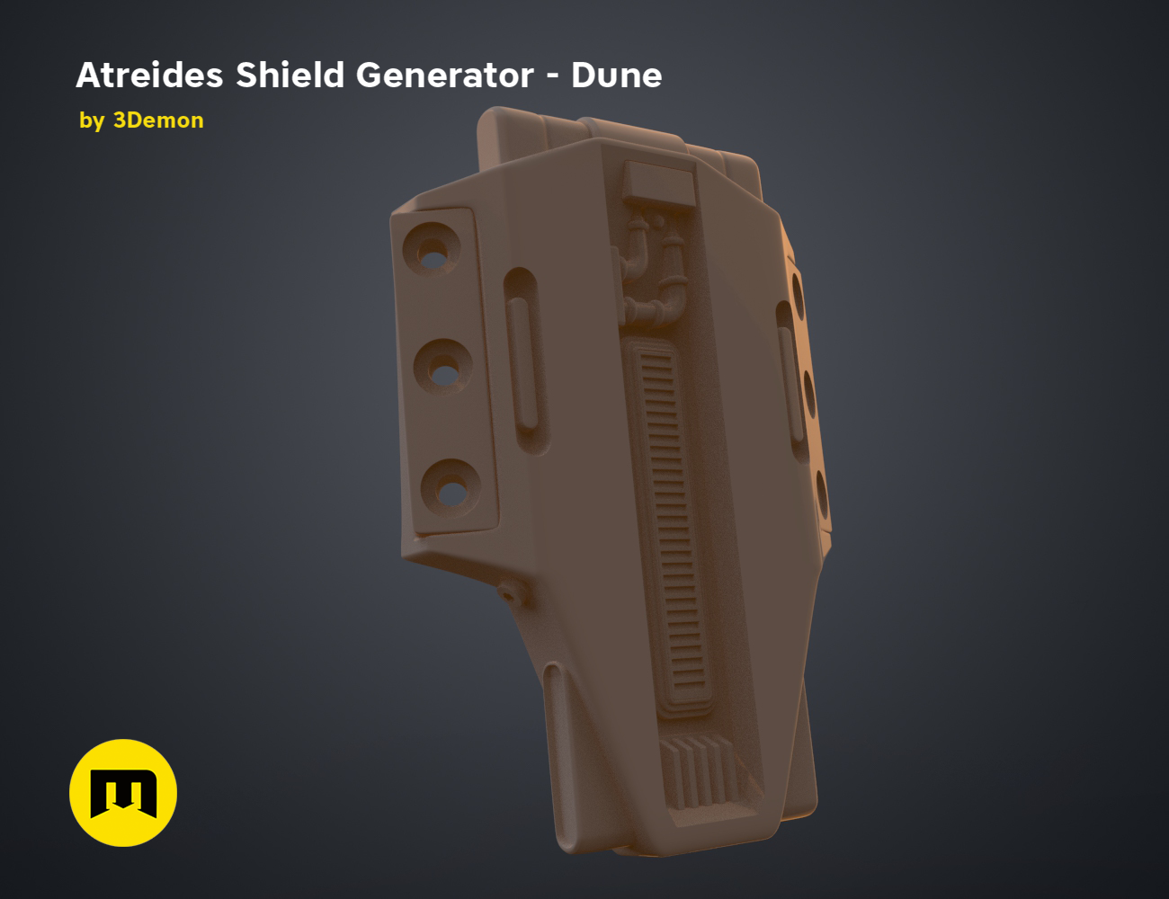 Miniatura 11 do modelo 3D Atreides Shield Generator - Dune