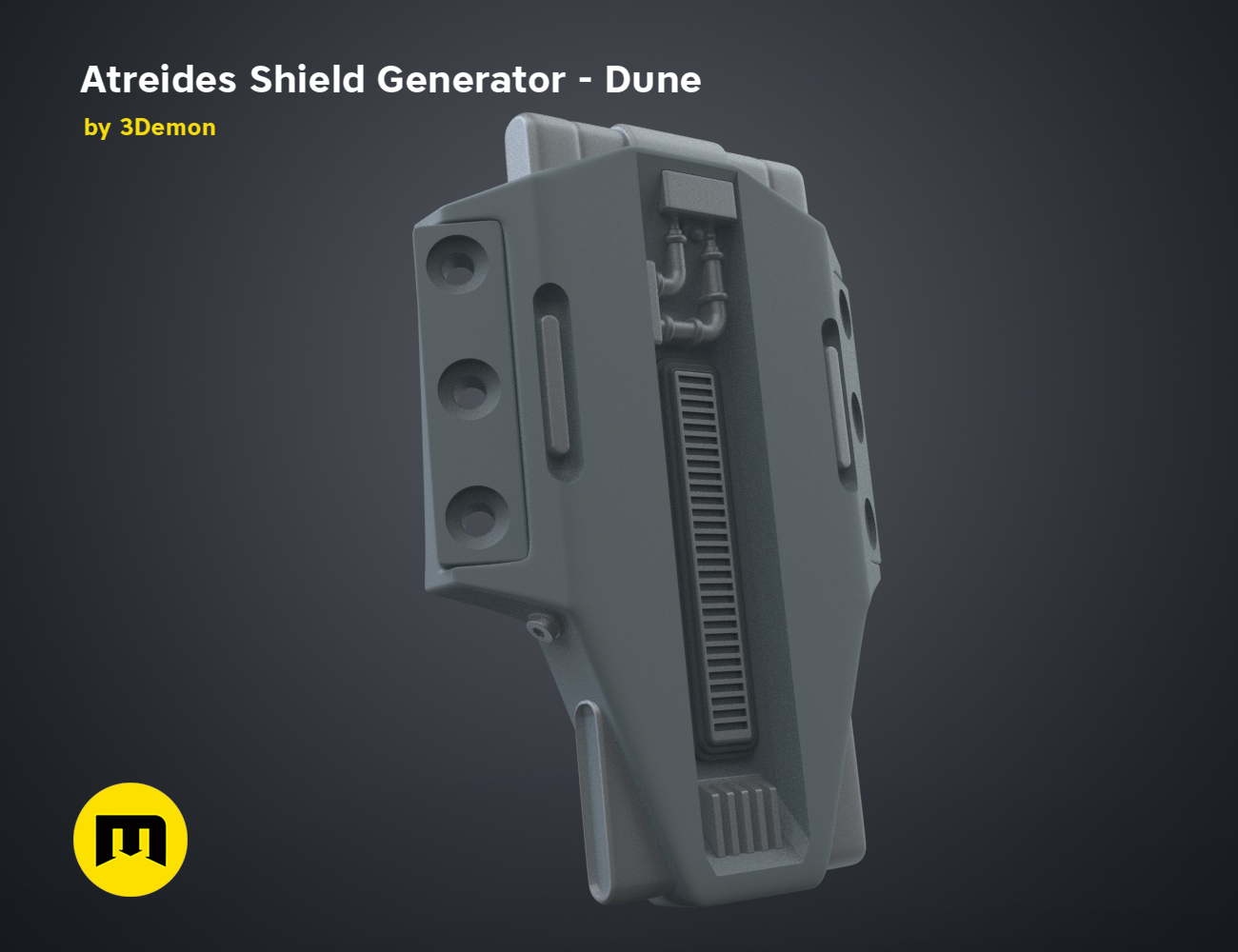 Miniatura 6 do modelo 3D Atreides Shield Generator - Dune