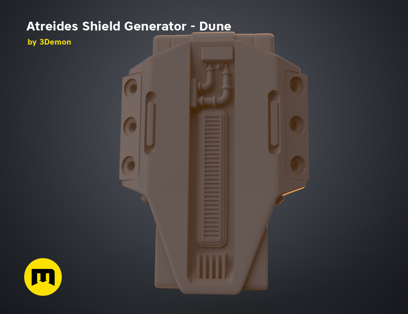 Miniatura 12 do modelo 3D Atreides Shield Generator - Dune