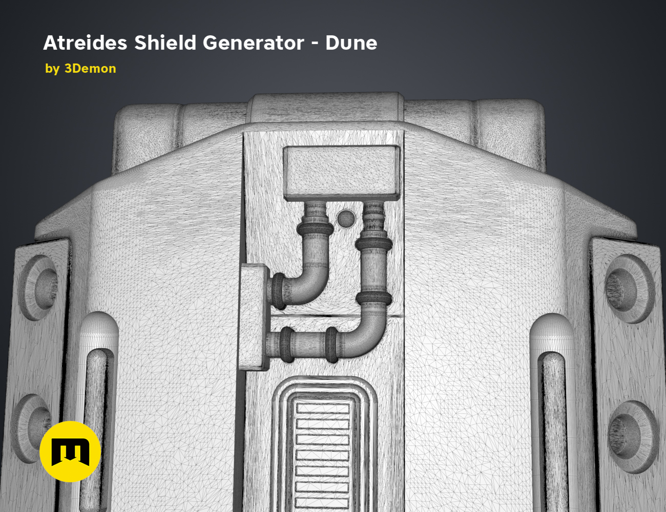 Miniatura 13 do modelo 3D Atreides Shield Generator - Dune