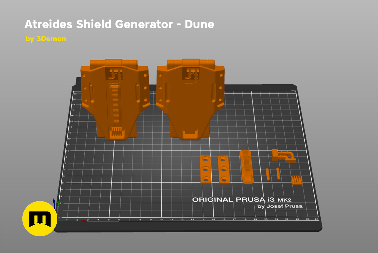 Miniatura 9 do modelo 3D Atreides Shield Generator - Dune