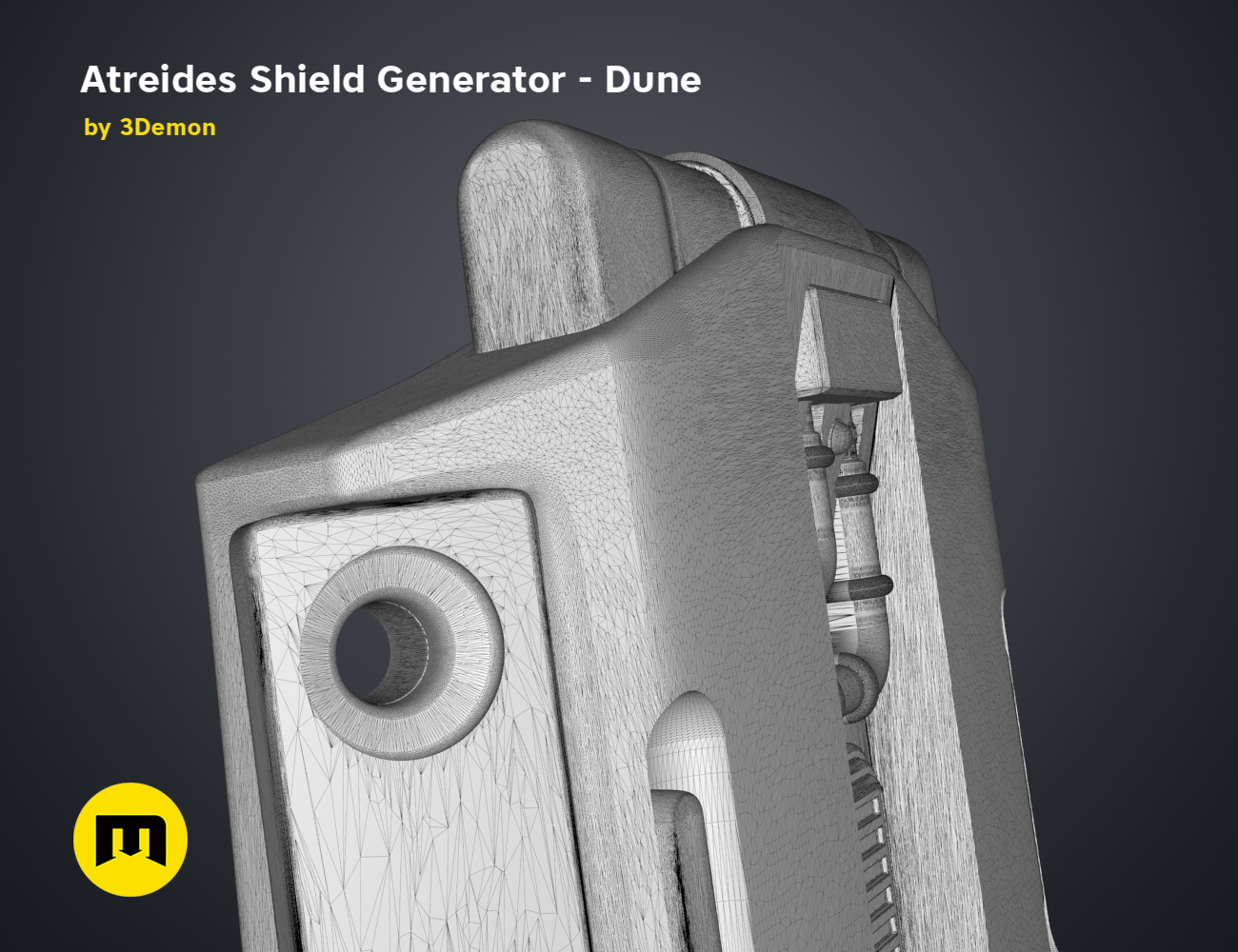 Miniatura 14 do modelo 3D Atreides Shield Generator - Dune