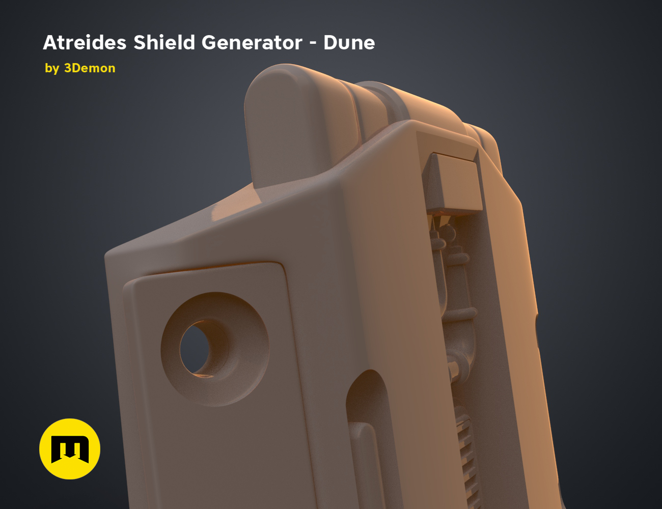 Miniatura 10 do modelo 3D Atreides Shield Generator - Dune