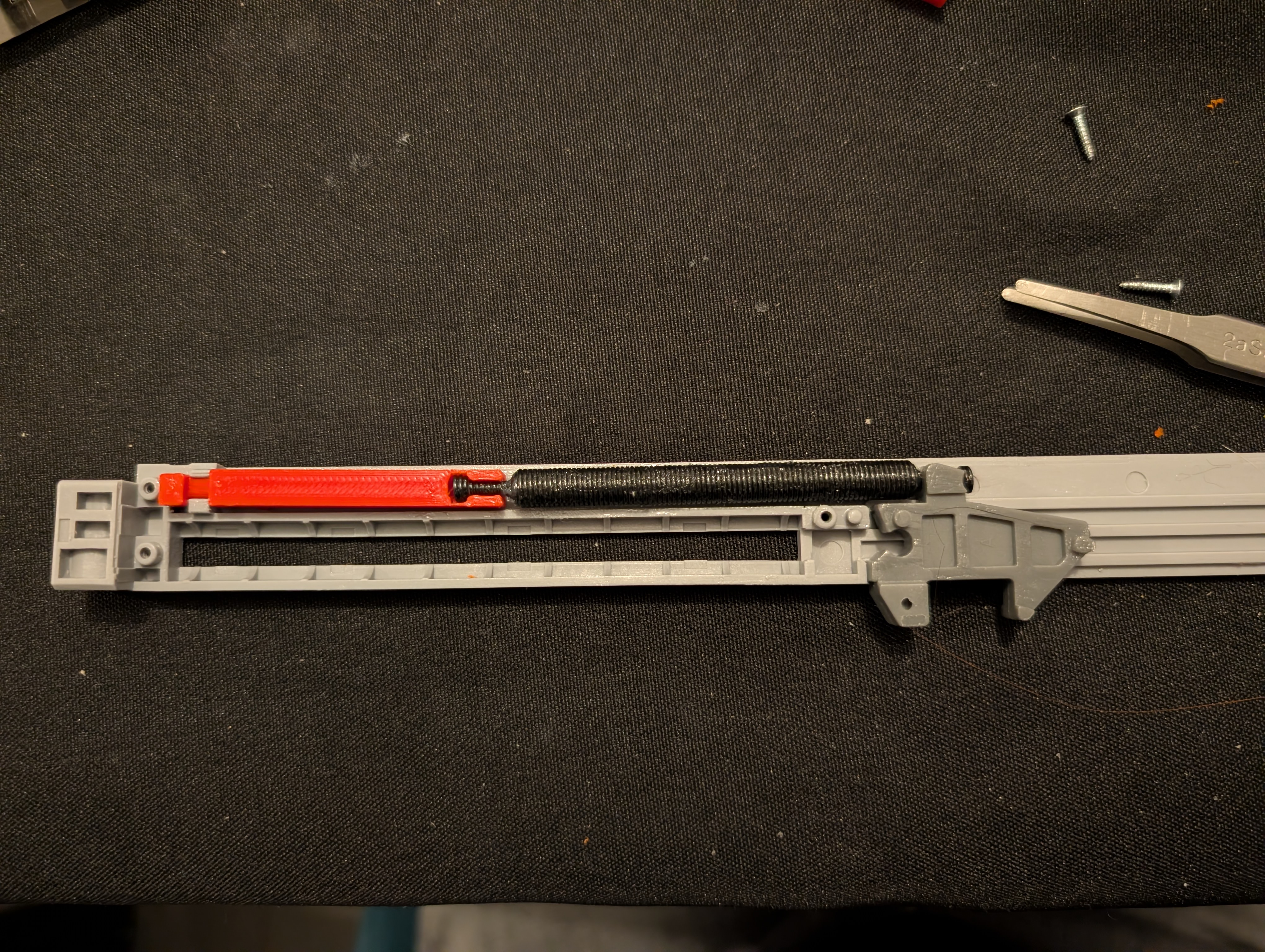Sliding door spring soften for Leroy Merlin