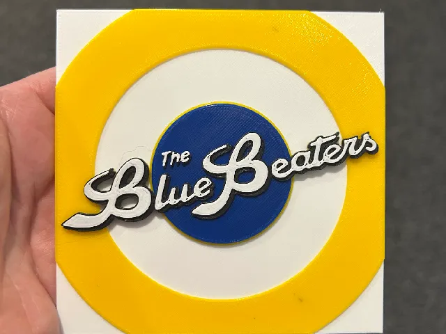 The BlueBeaters - Italian ska band 3d logo
