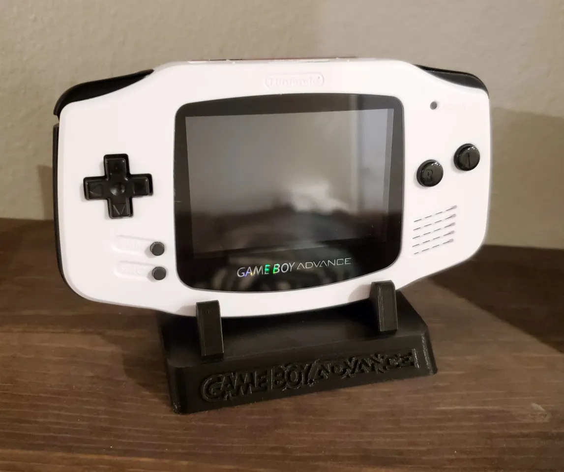 Gameboy Advance display stand v2 by Tron08, Download free STL model