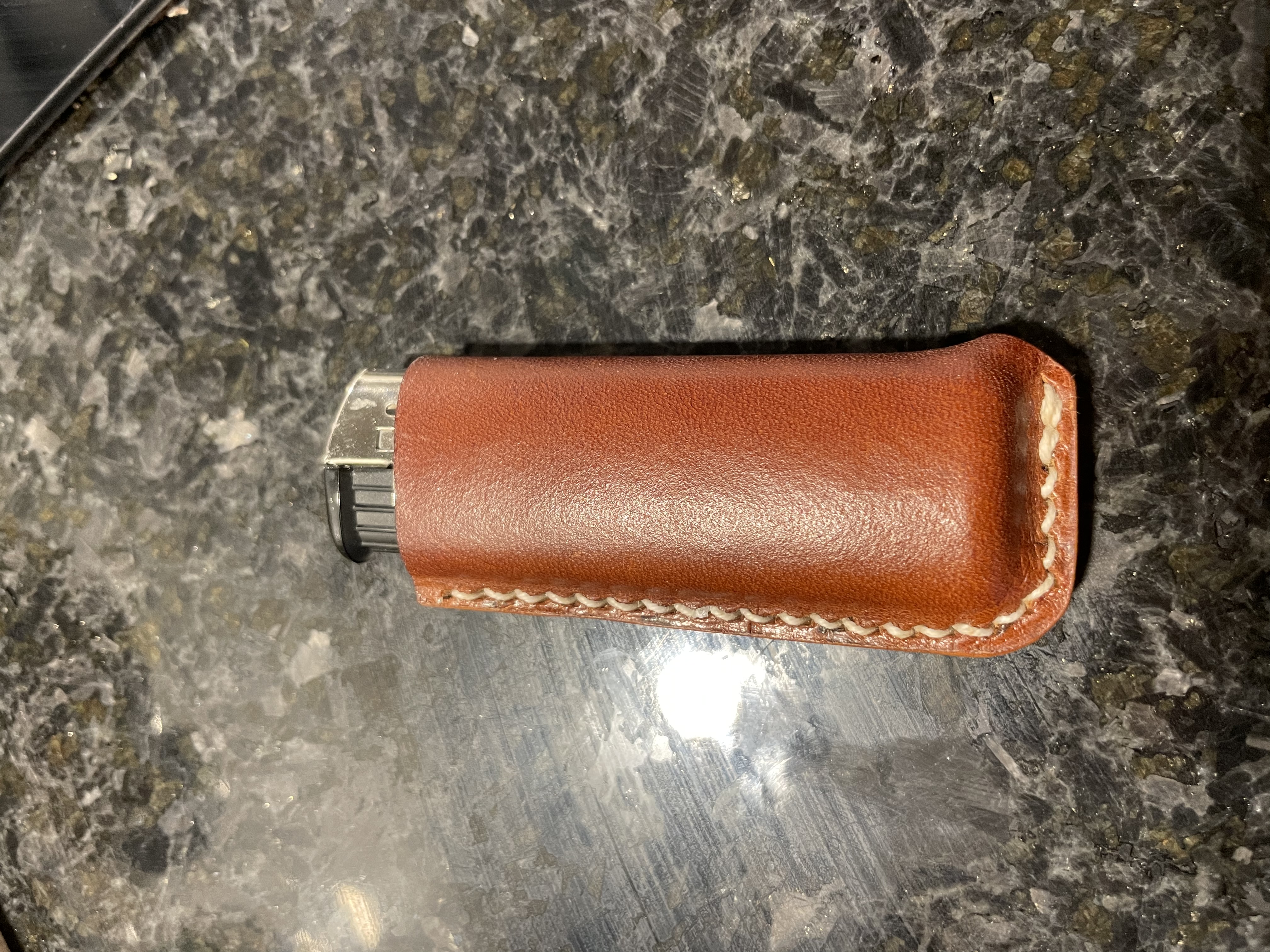 Bic lighter leather case pattern