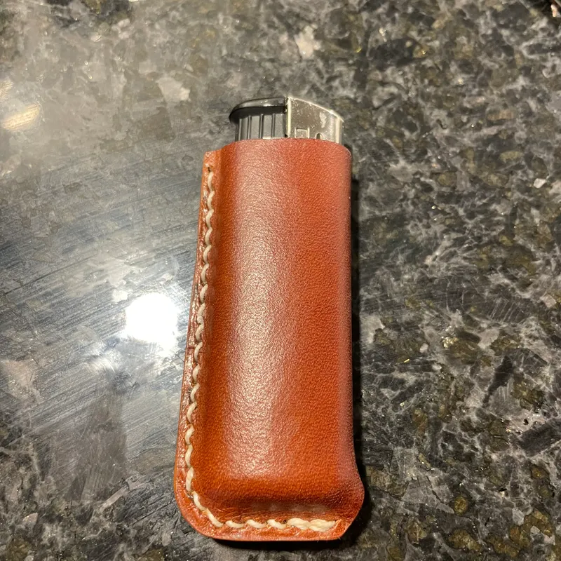 Bic Lighter Leather Case (Simple - Fast - Easy) 