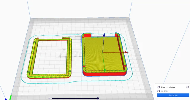 2.5" adjustable drive case