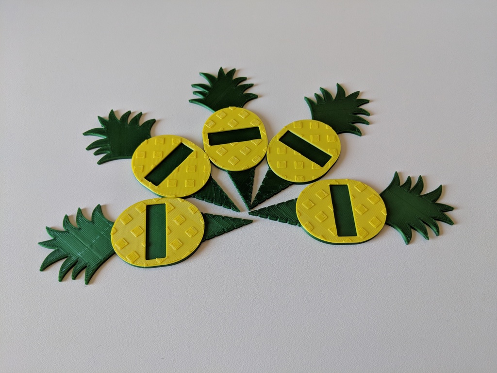 Pineapple flower label — miniatura 6