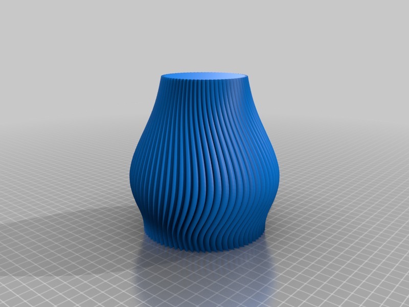 Miniatura 8 do modelo 3D Ribbed Vase