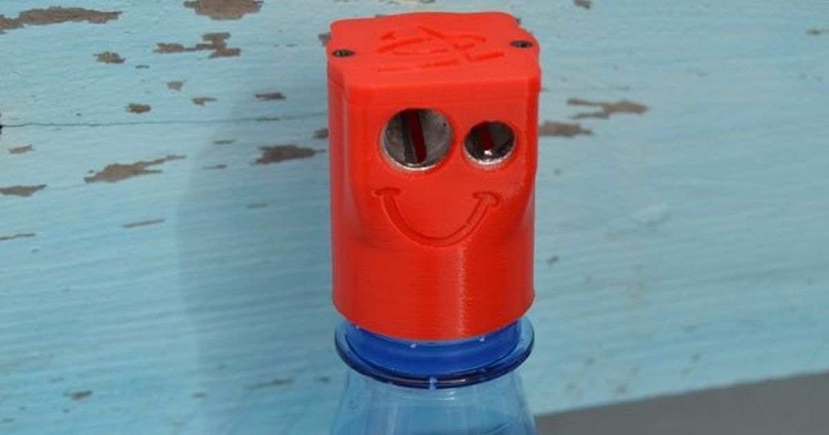 Bottle pencil sharpener (container) by TOPEdesigns Download free STL