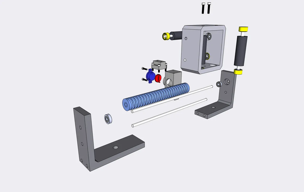 Self reversing guide screw for cables, hoses etc. by Bruncione ...