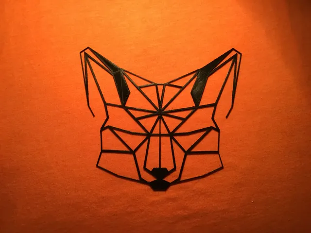 2D Fox (Low Poly)