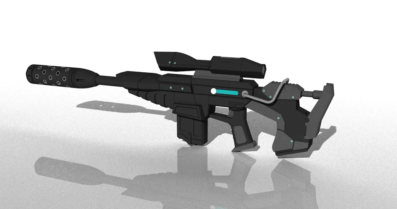 STL file Starcraft 2 Sniper Upgrade kit for Nerf Longshot 🔫・3D