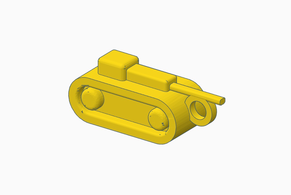 risk risiko tank keyring by aRGiRob | Download free STL model