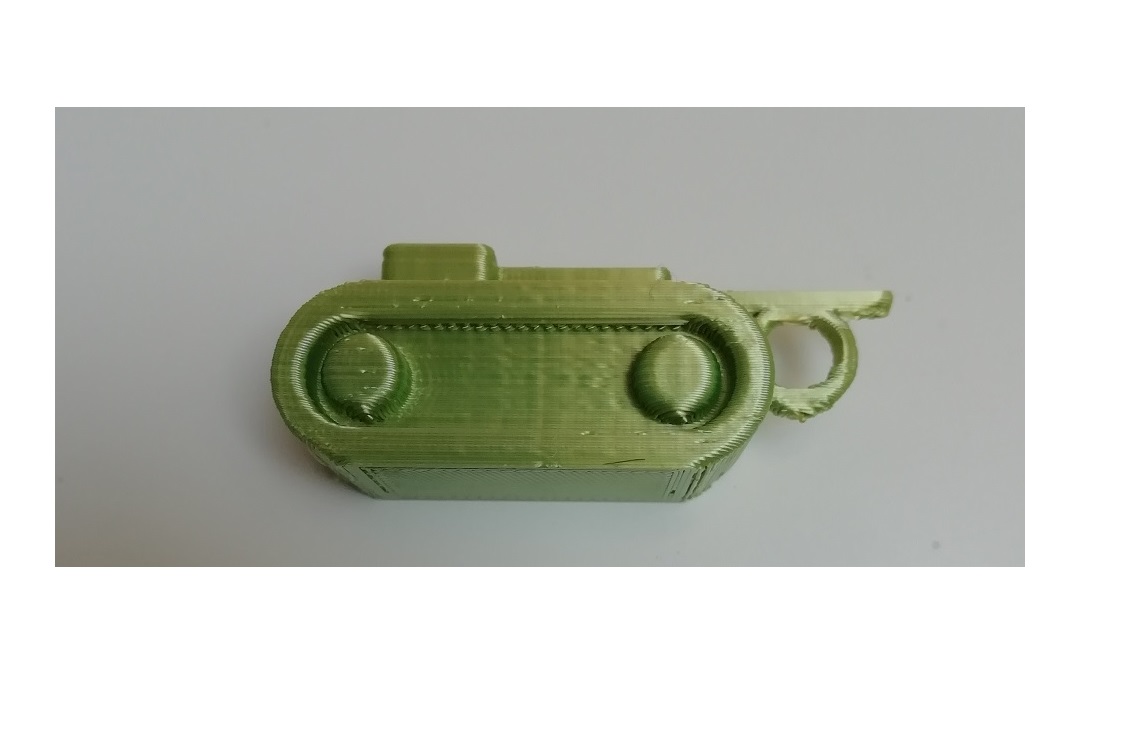 risk risiko tank keyring by aRGiRob | Download free STL model