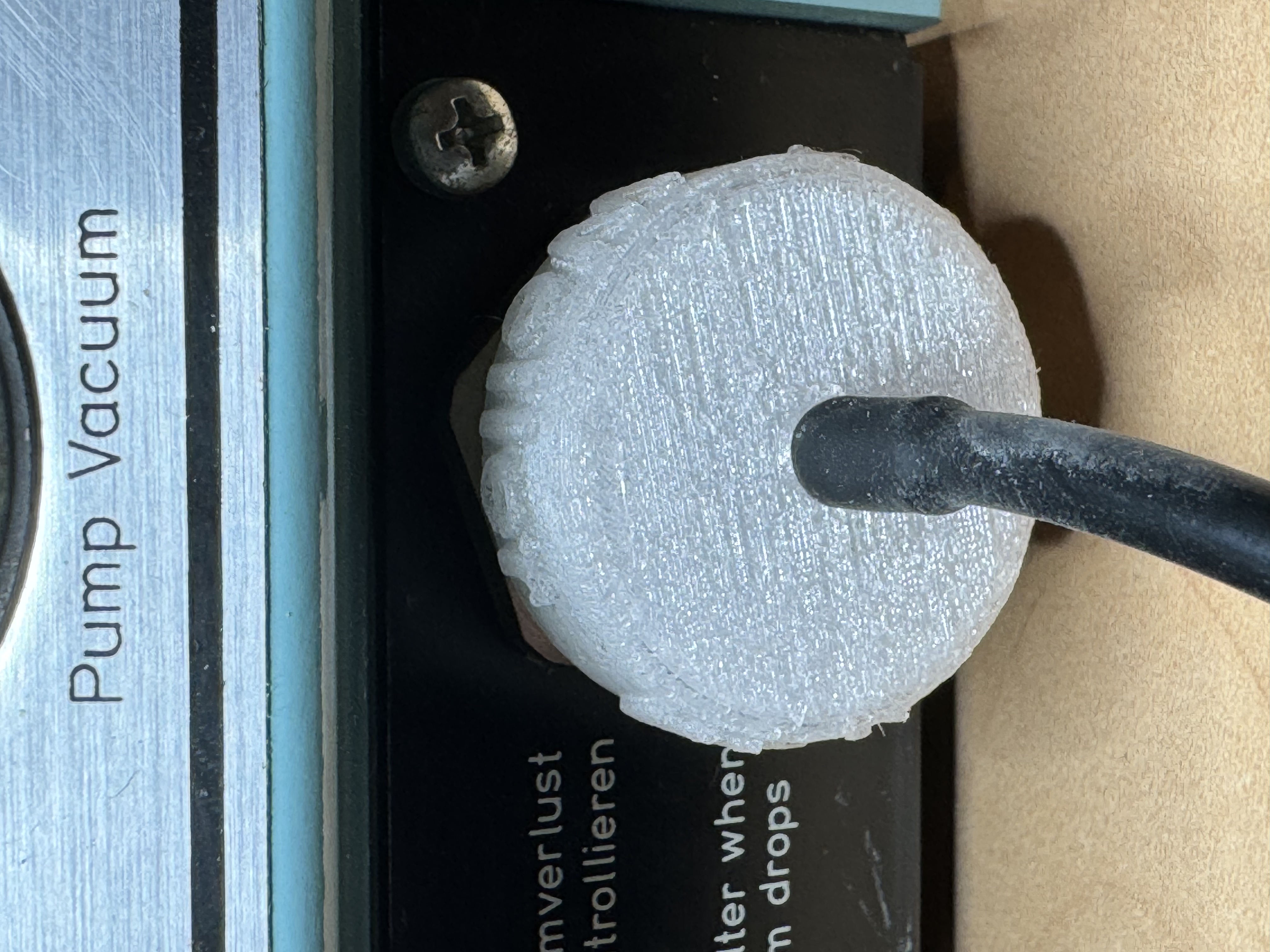 Weller Filterdeckel vorne Schlauchanschluss VP 801 EC und Andere PG21