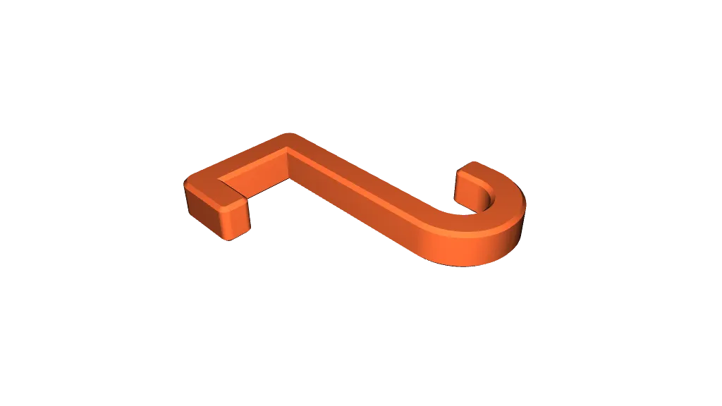 Simple Hook by Engineer | Download free STL model | Printables.com