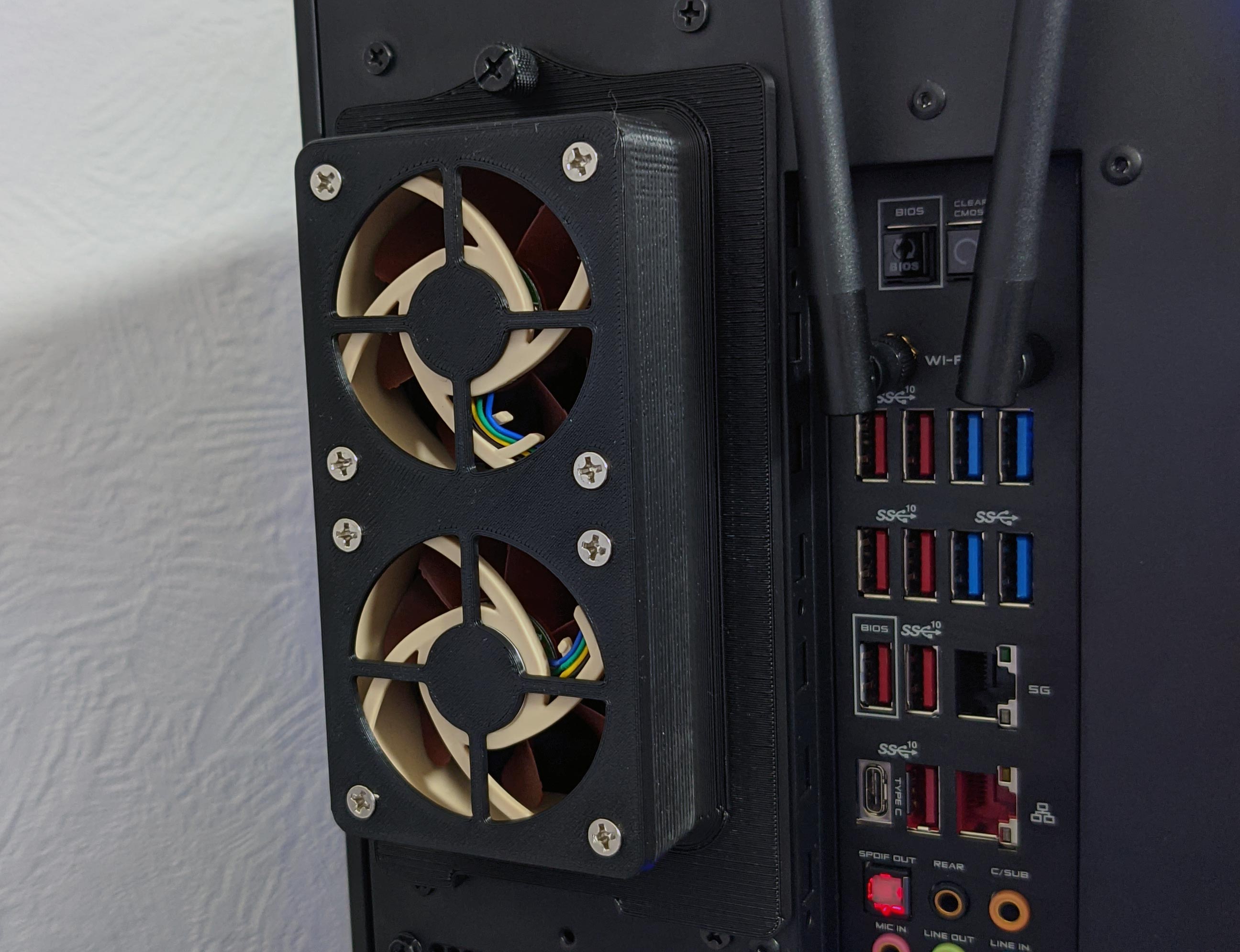 O11 Dynamic HDD Fan Shroud by FlyingT | Download free STL model ...