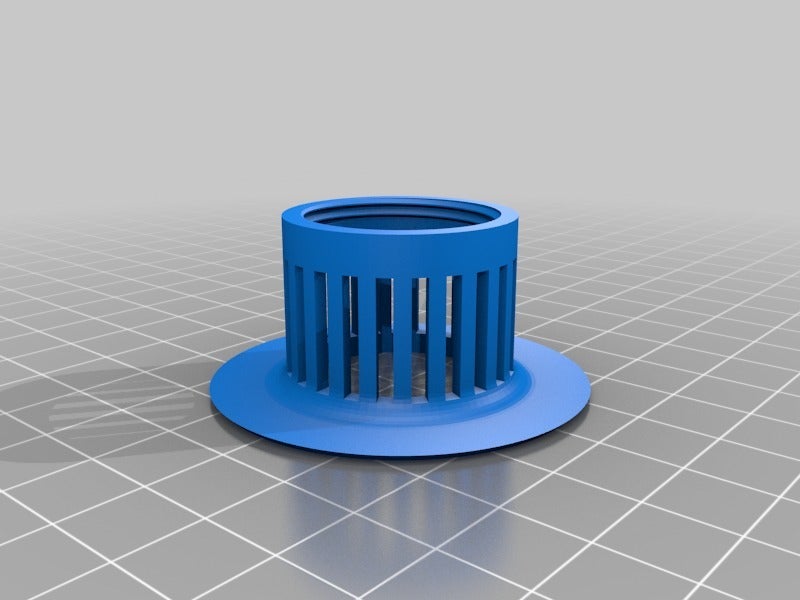Miniatura 3 do modelo 3D Shower strainer with removable bottom
