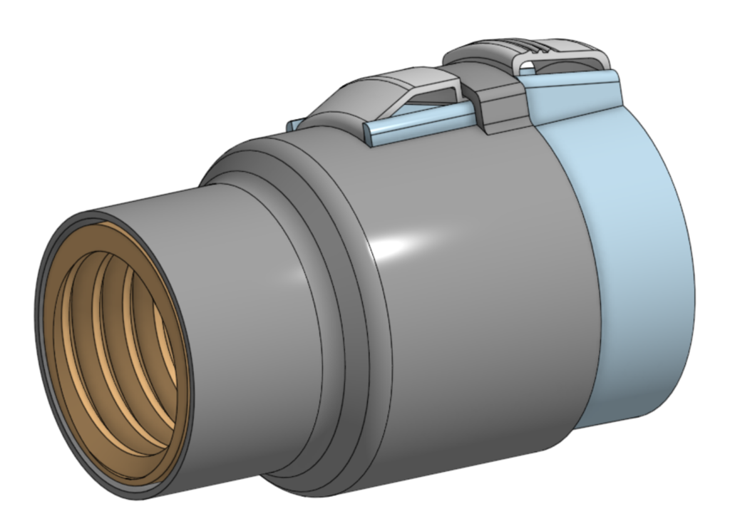 Karcher WD3 / WD4 Vacuum Hose Extension Adapter with Swivel & Locking Button