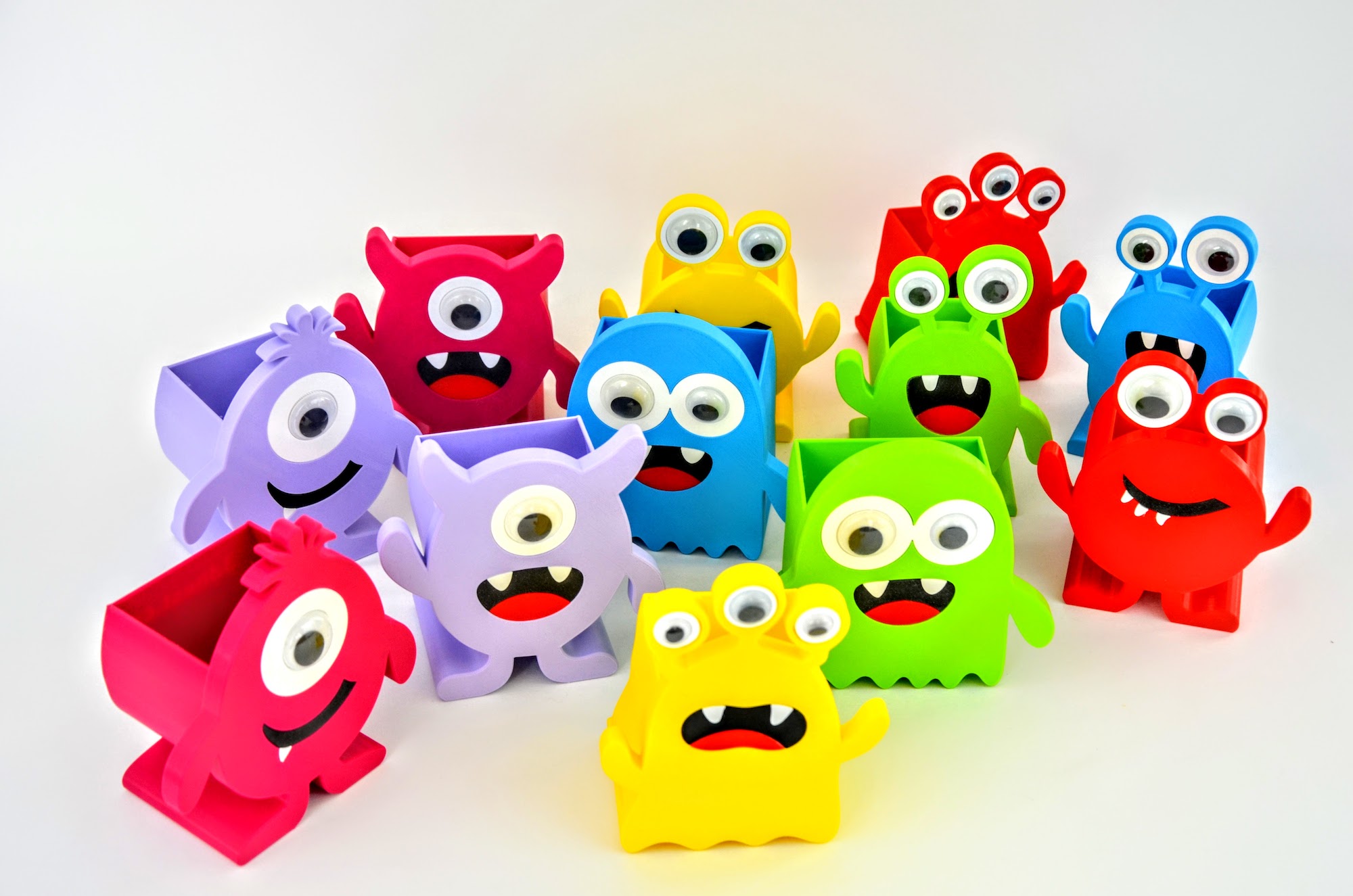 Monster Draw Box Pen Box - Monster E by 3D|Nest | Download free STL model | Printables.com