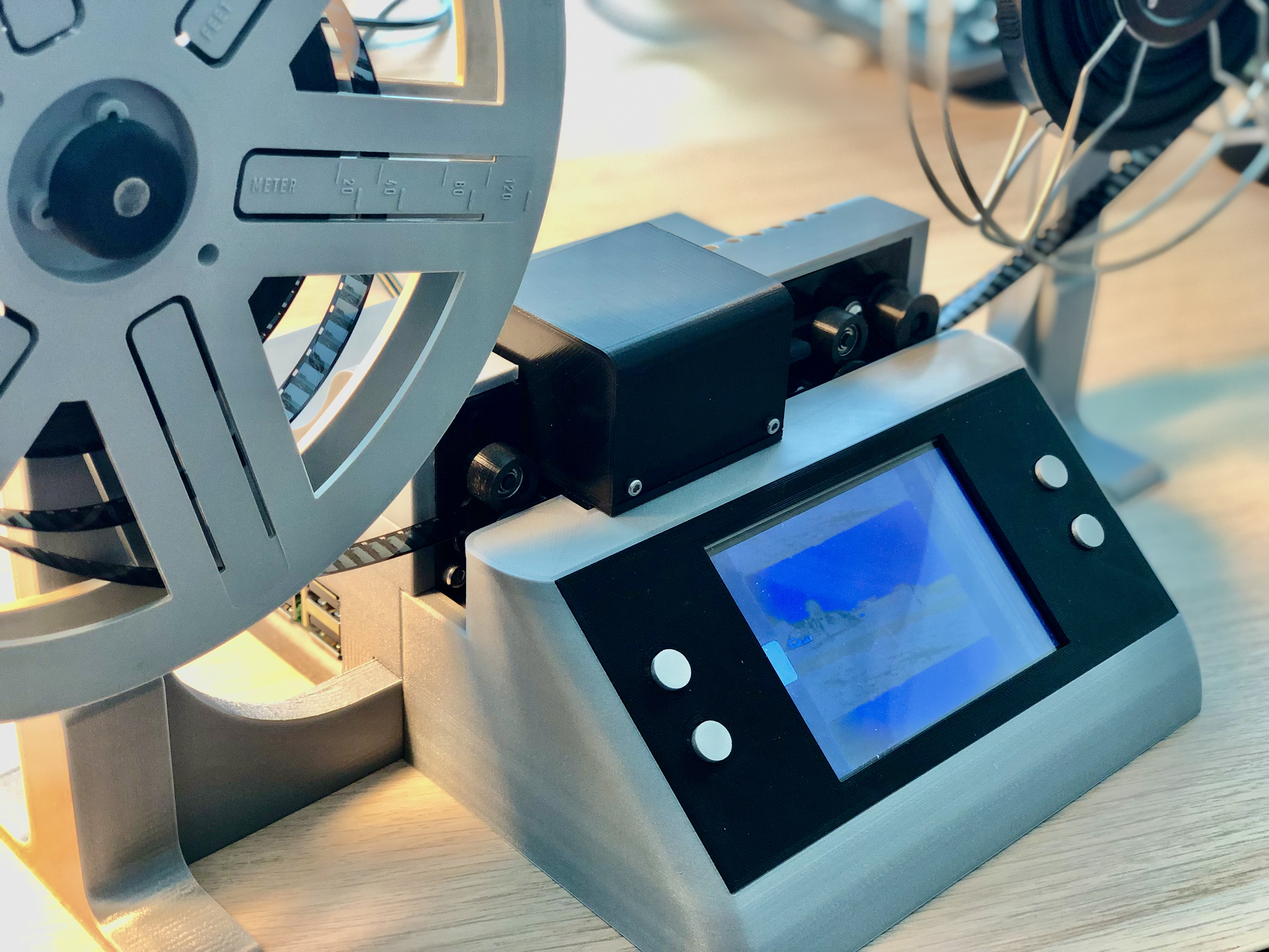 New film plate for 3d printed 8mm film scanner