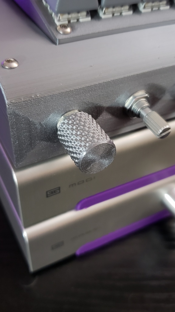 Rotary Encoder Knob - Knurled by Capra-Audio | Download free STL model ...