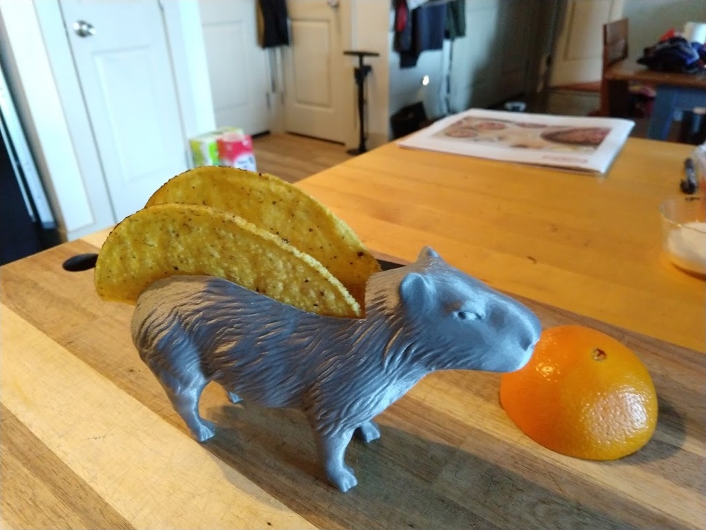 Capybara Taco holder