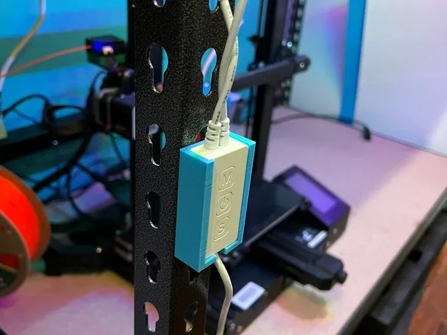 Rgb ligth controller Holder for rack shelf