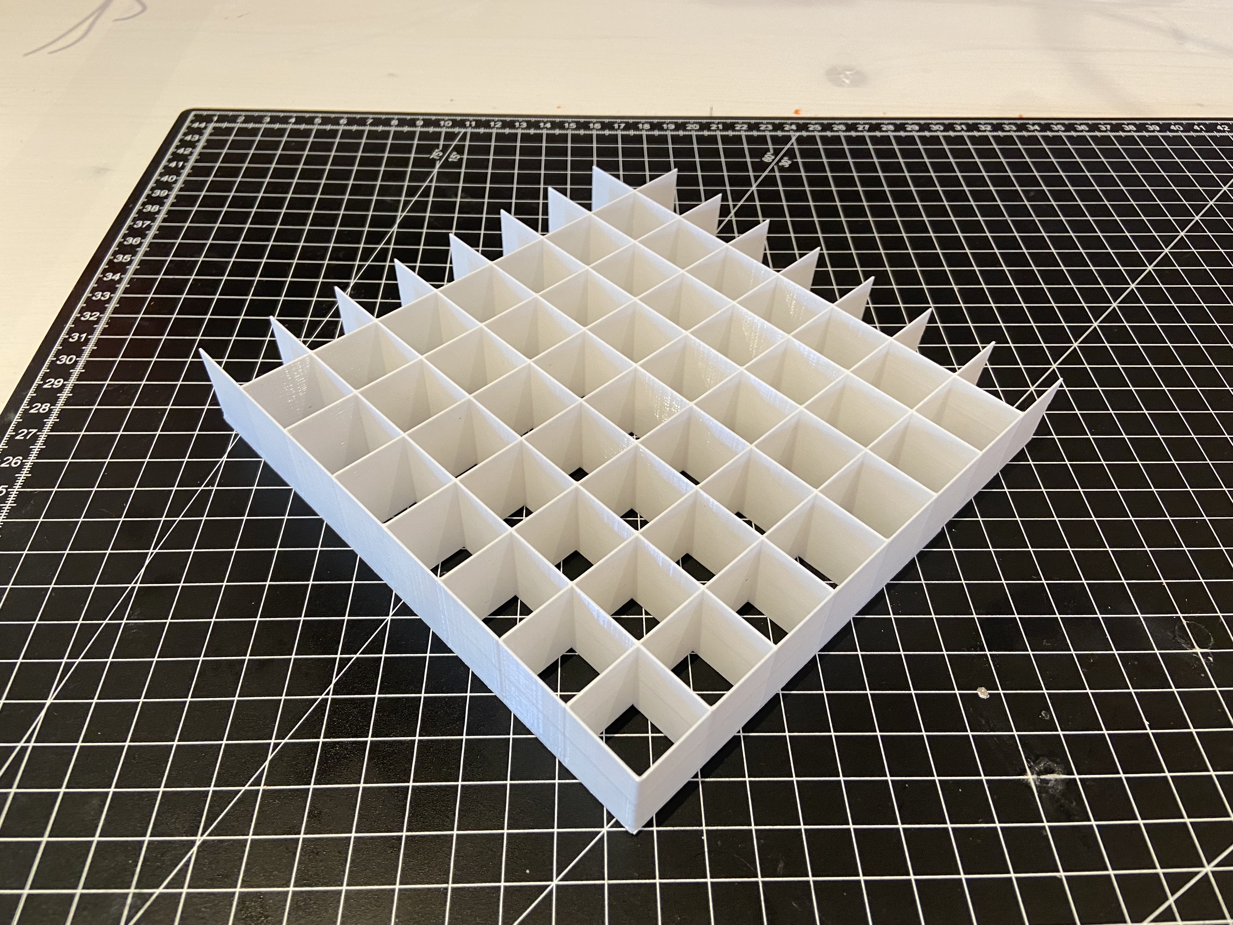 Grid Pattern for Laser Cutting