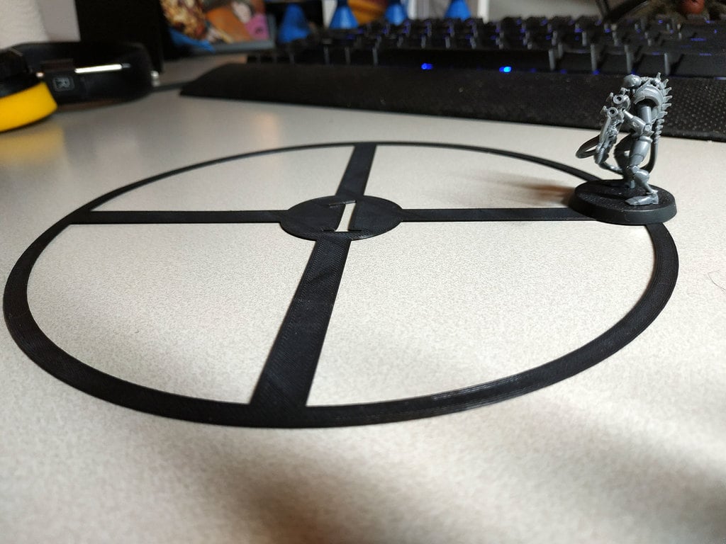 Warhammer 40k thin / flexible objective markers — miniatura 3