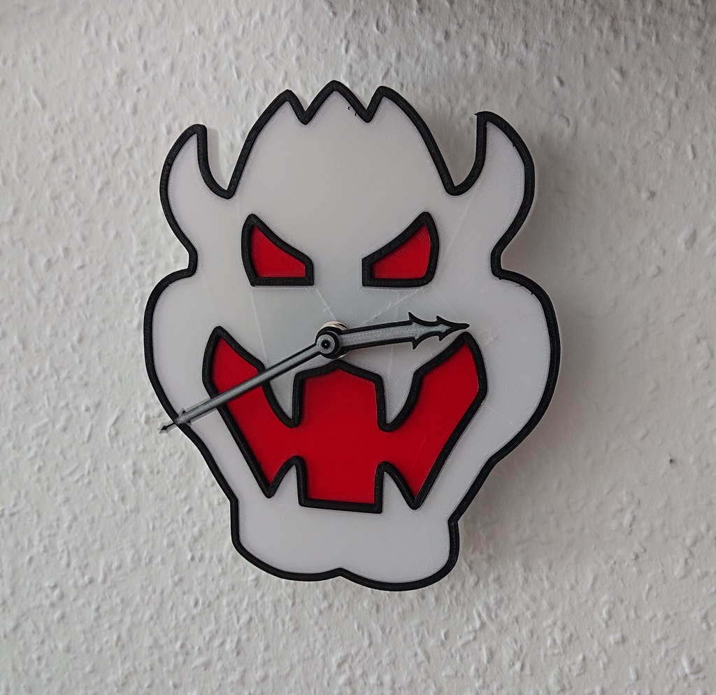 Small Bowser Wall Clock