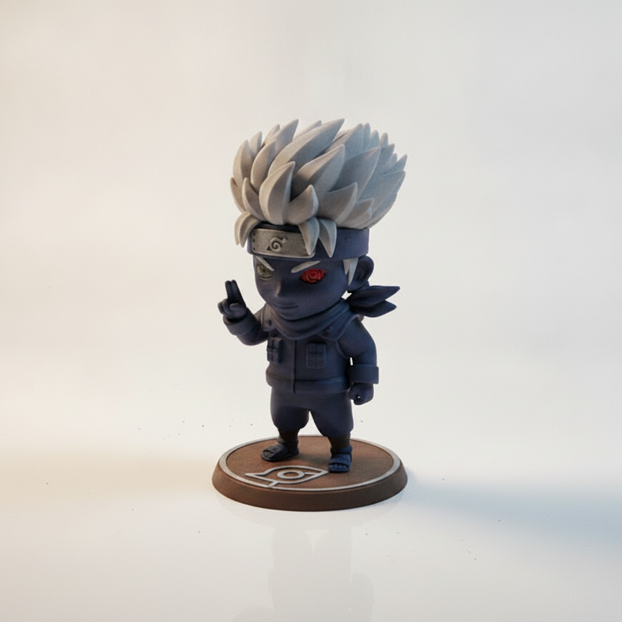 Kakashi Face Reveal Figurine 3D Printable