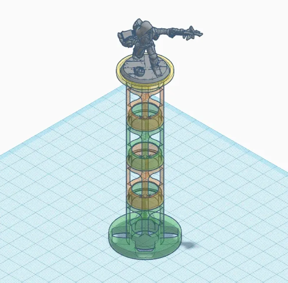 Wilderness Krate spacer for middle rod holder risers by mchangcreative, Download free STL model