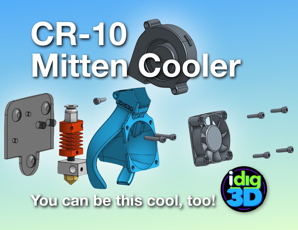 CR-10 / Tronxy Mittens Cooler