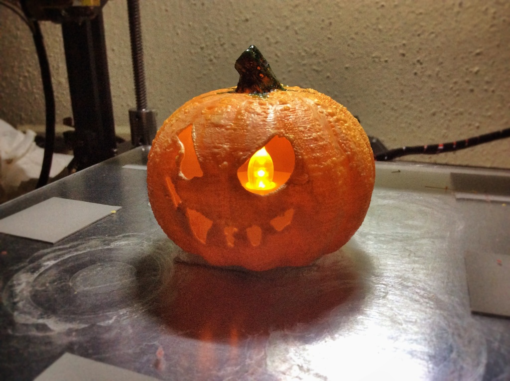 Scrappy Jack O' Lantern - fits $1 store LED tealight