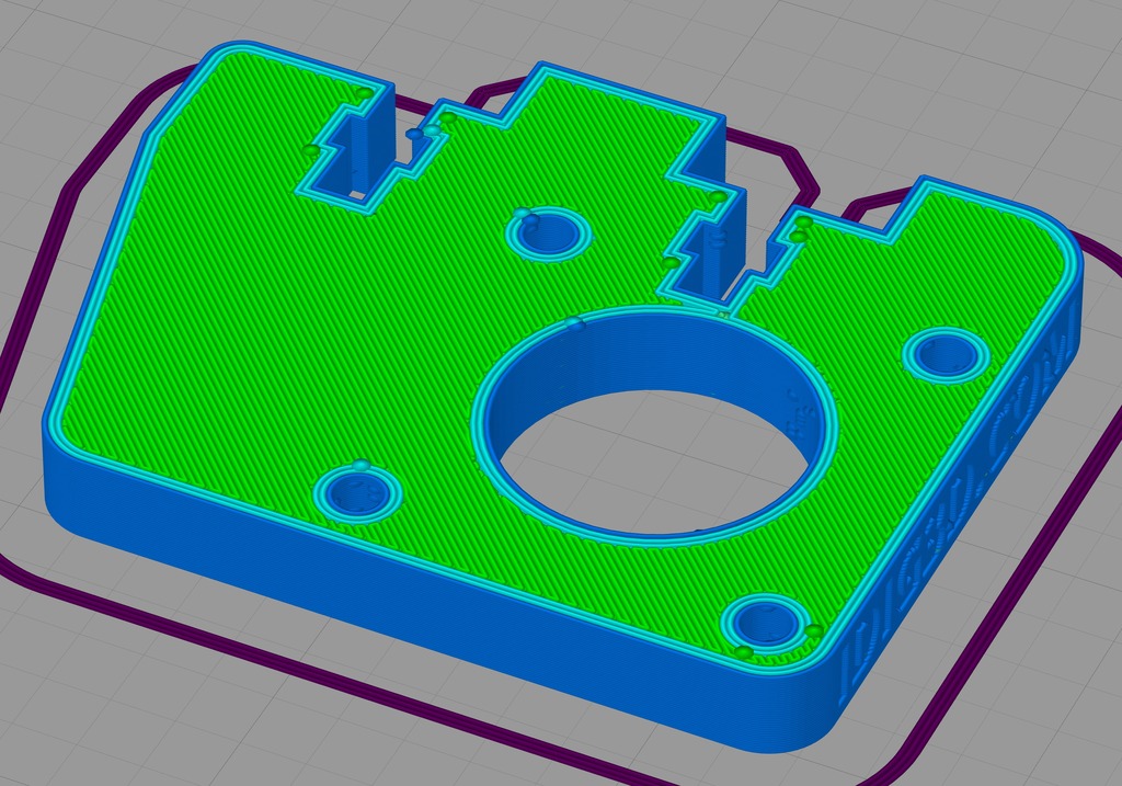 i3 z motor and y motor mount replaces acrylic by idig3D | Download free ...