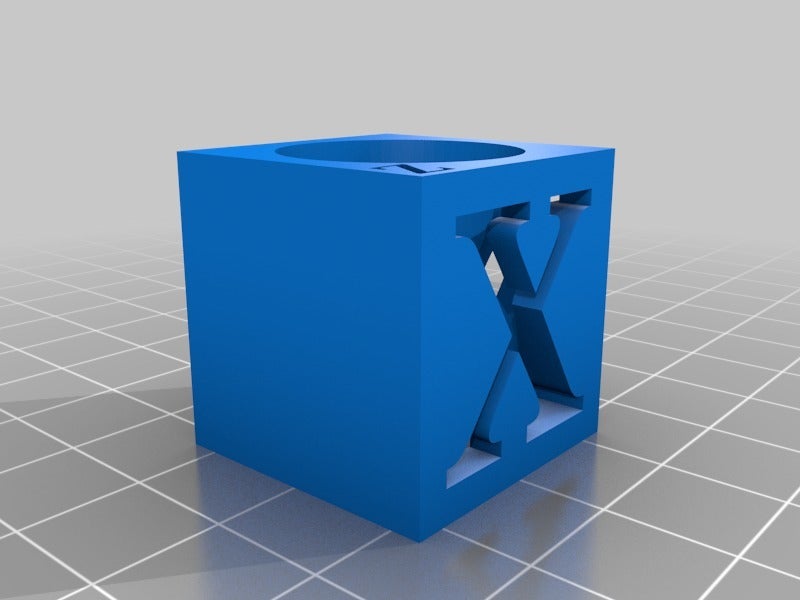 Cube calibration 25X25X25
