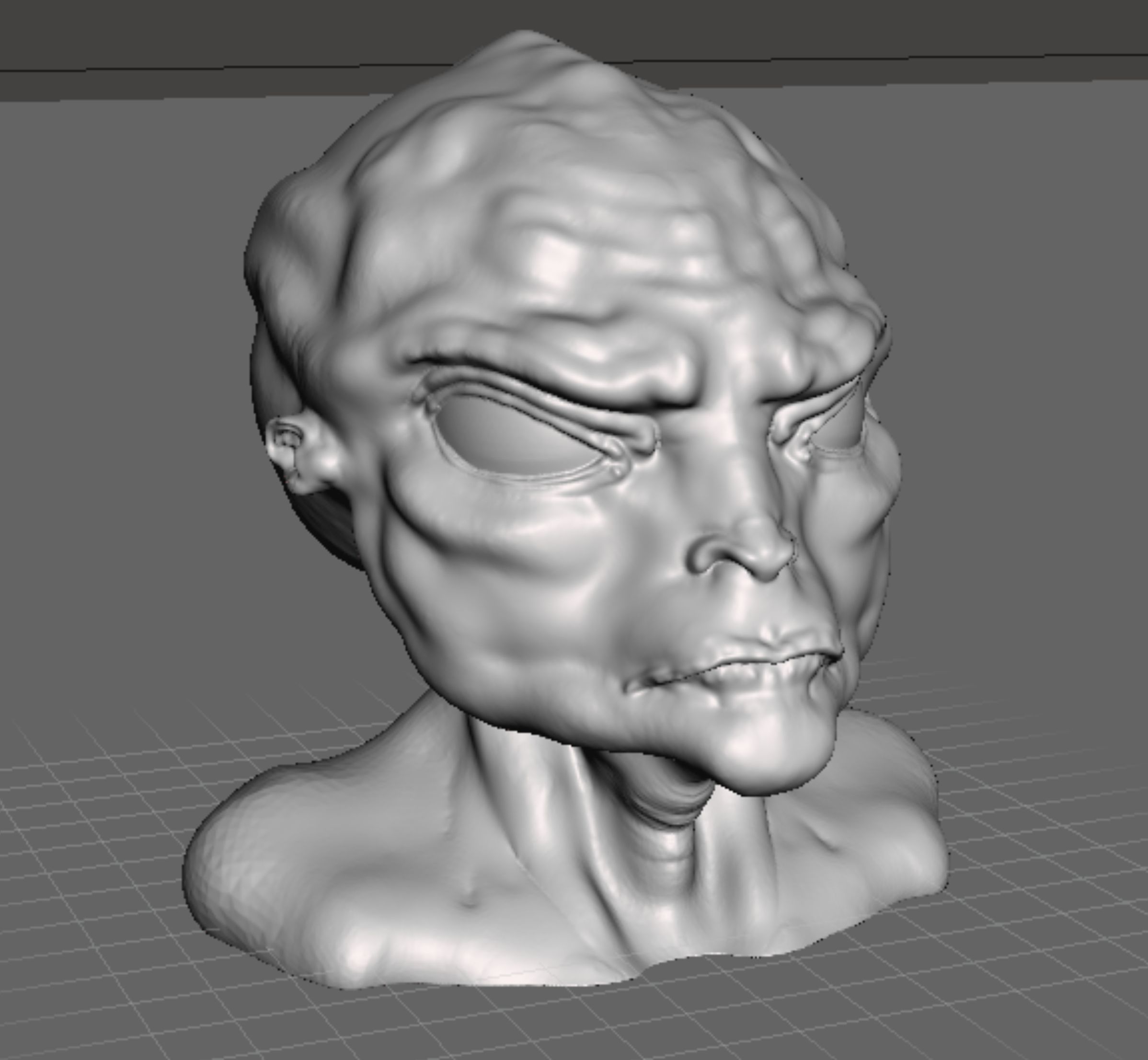 Miniatura 3 do modelo 3D Grey Alien