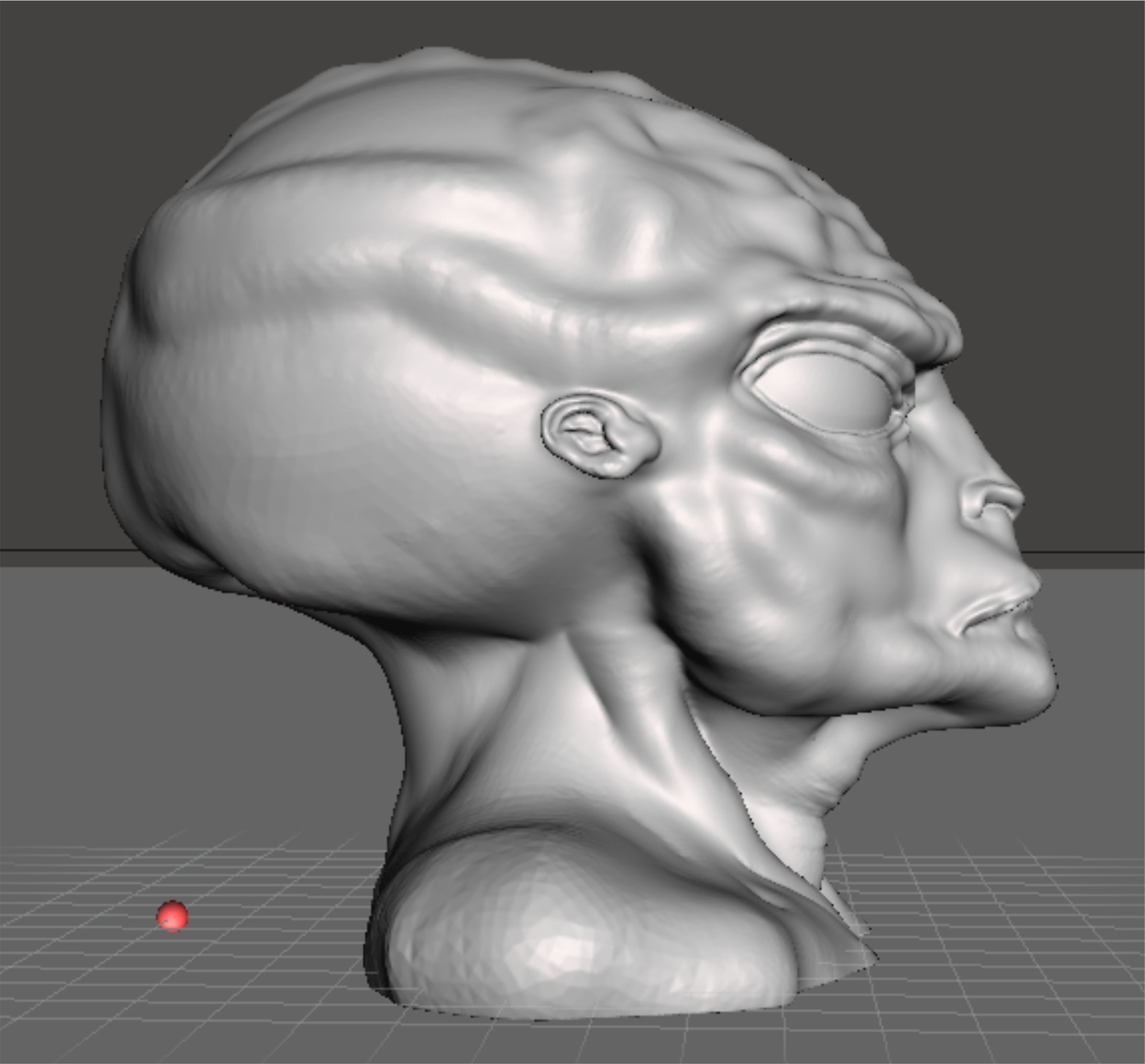 Miniatura 2 do modelo 3D Grey Alien
