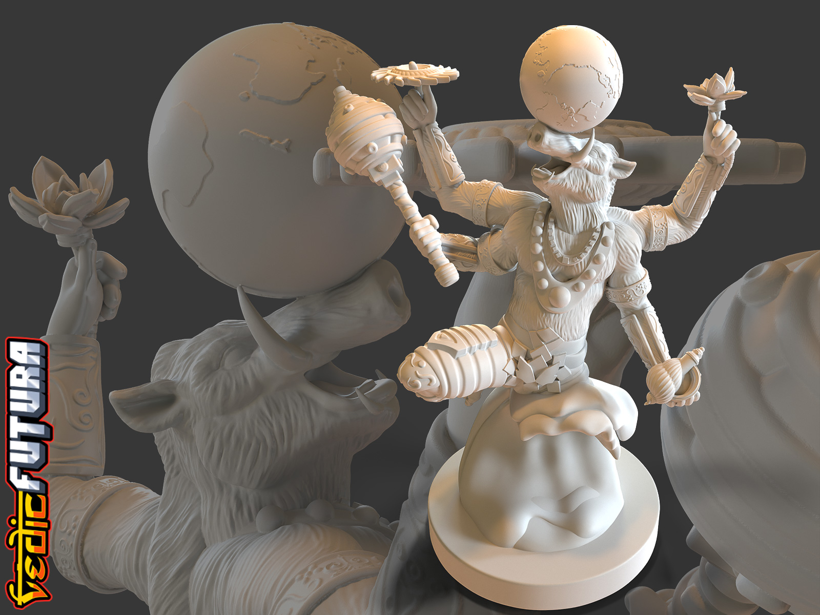 Varaha’s Resurrection Of Earth From Sin