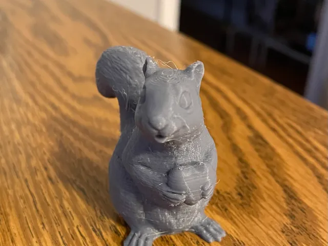 Squirrel holding a Heart